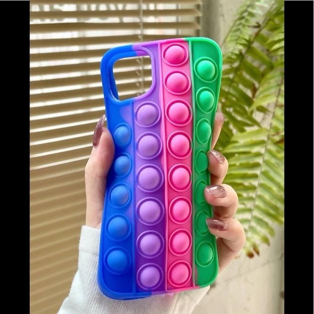 NWT- IPhone 12 Pro Case Poplt Fidget Bubble Push Pop It